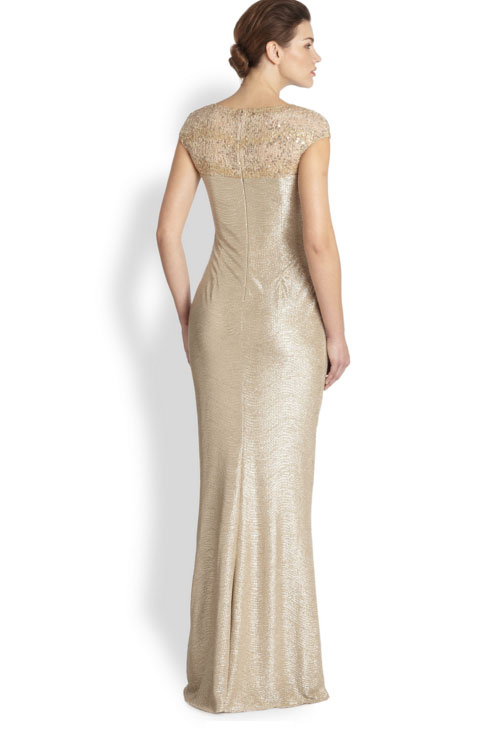 Золотава вечірня сукня