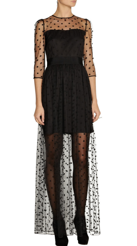 Максі-сукня в горох Celia