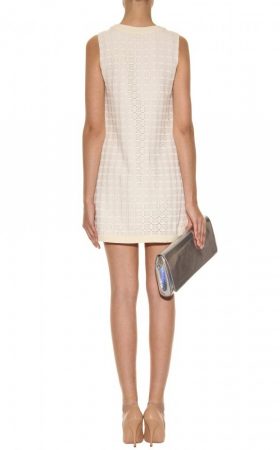 Біла мереживна сукня-жакет