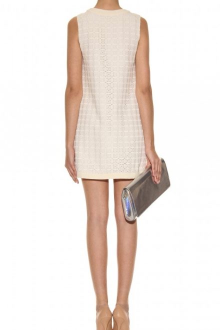 Біла мереживна сукня-жакет