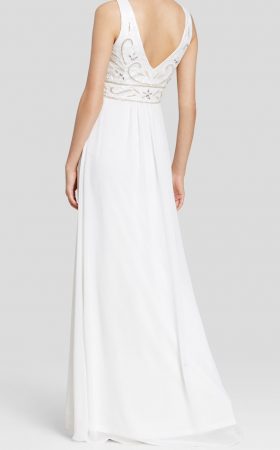 Сукня для балу з бісером на топі