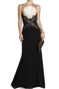 Вечернее платье с контрастным кружевом Aida