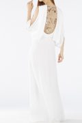 Білосніжна сукня із золотою аплікацією на спині Rayah