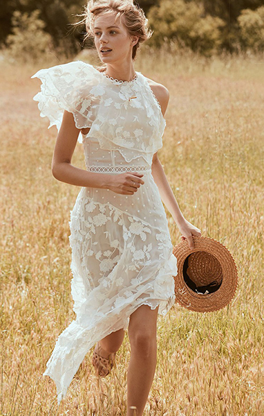 Шовкова асиметрична сукня