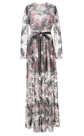 Напівпрозора сукня з вишивкою Jeslyn