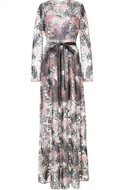 Напівпрозора сукня з вишивкою Jeslyn