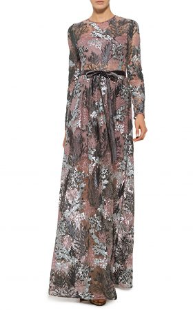 Напівпрозора сукня з вишивкою Jeslyn