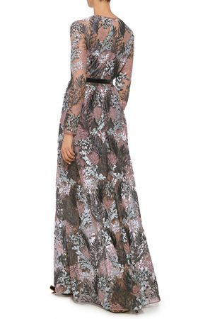 Напівпрозора сукня з вишивкою Jeslyn