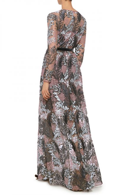 Напівпрозора сукня з вишивкою Jeslyn