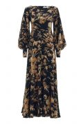 Шовкова сукня із квітковим принтом