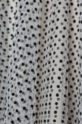 Тюлева спідниця із флок-напиленням polka dot