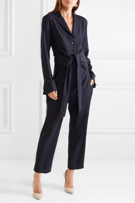 Комбінезон з акцентним поясом