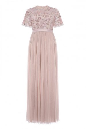 Вечірня сукня кольору рожевий кварц