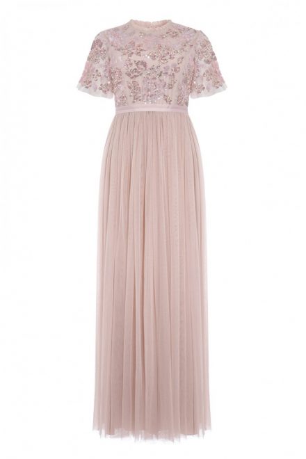 Вечірня сукня кольору рожевий кварц