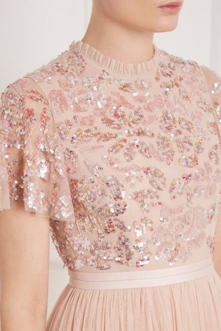 Вечірня сукня кольору рожевий кварц