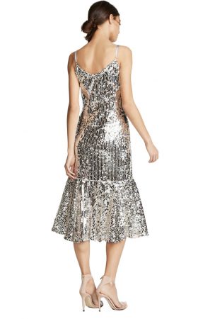 Сяюча сукня на тонких бретелях