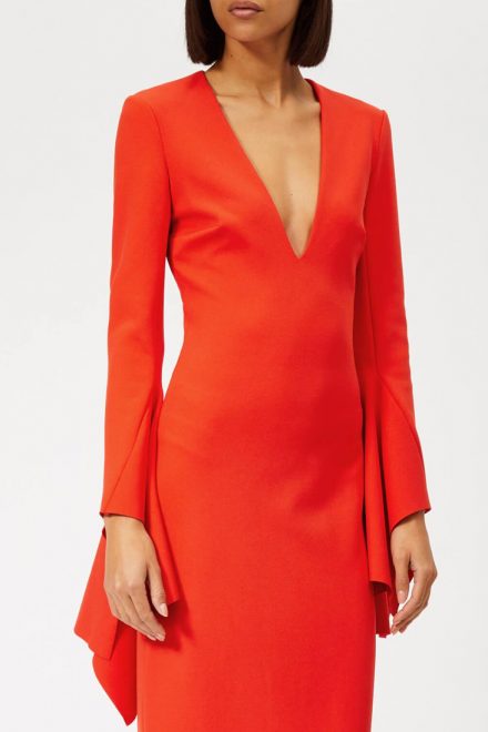 Лаконічна сукня Laroche з акцентними рукавами