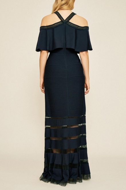 Вечірня сукня Crystal c відкритими плечима