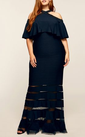 Вечірня сукня Crystal c відкритими плечима