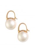 Сережки з великими перлинами