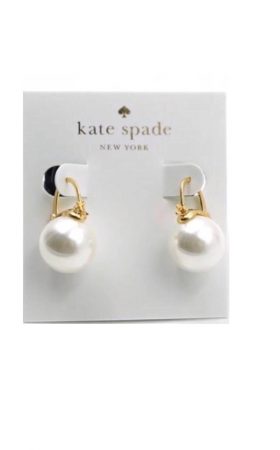 Сережки з великими перлинами