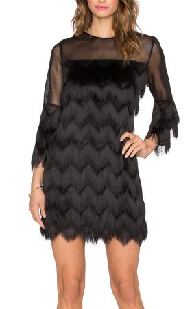 Міні-сукня з бахромою