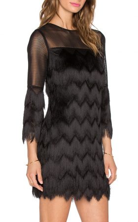 Міні-сукня з бахромою