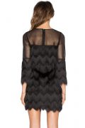 Міні-сукня з бахромою