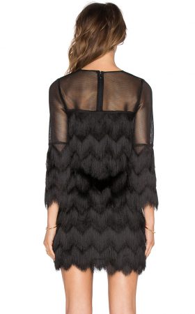 Міні-сукня з бахромою