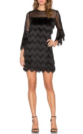 Міні-сукня з бахромою