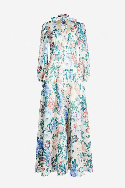 Сукня з талією ампір і флористичним принтом