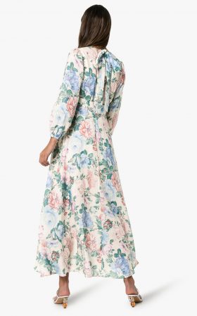 Сукня з талією ампір і флористичним принтом