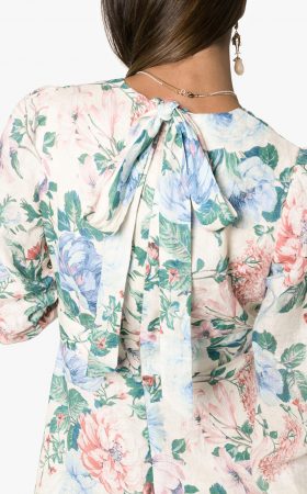 Сукня з талією ампір і флористичним принтом