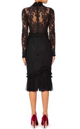 Чорна мереживна сукня Anabella
