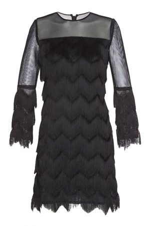 Міні-сукня з бахромою