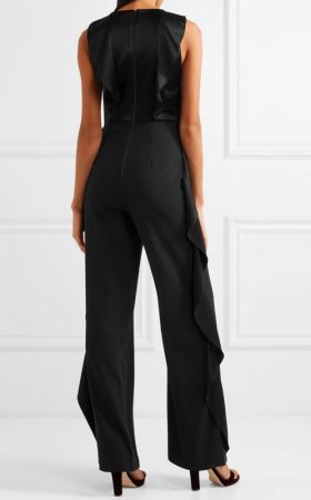 Чорний вечірній комбінезон Sarandon