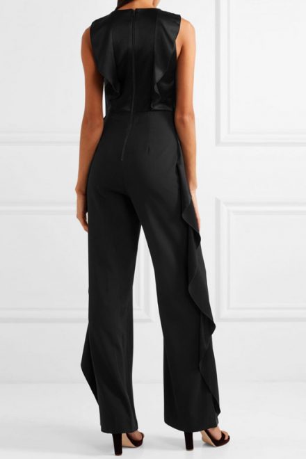 Чорний вечірній комбінезон Sarandon