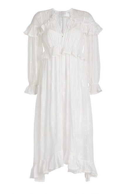 Біла шовкова сукня Lovelorn