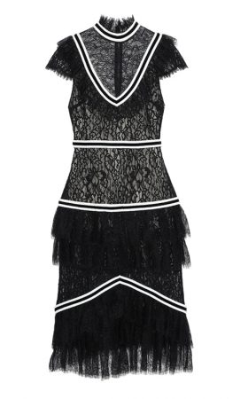 Чорна мереживна сукня Annetta