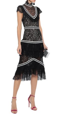 Чорна мереживна сукня Annetta