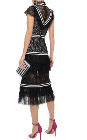 Чорна мереживна сукня Annetta