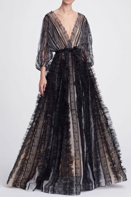 Бальна сукня з шовкового мережива