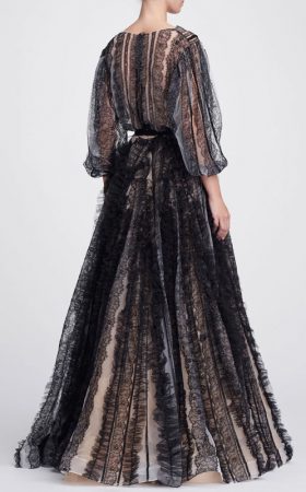 Бальна сукня з шовкового мережива