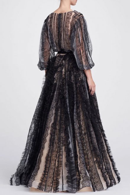Бальна сукня з шовкового мережива