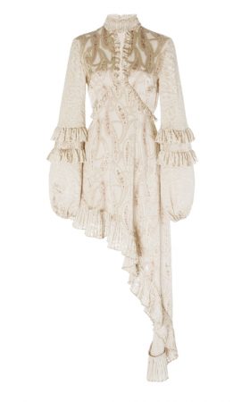 Асиметрична сукня Liora з принтом Пейслі