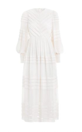 Міді-сукня кольору перлини