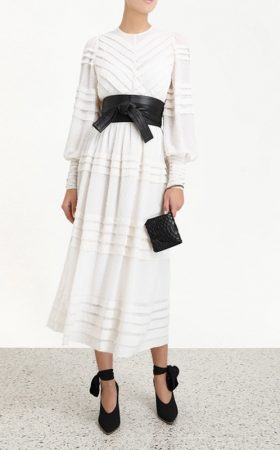 Міді-сукня кольору перлини