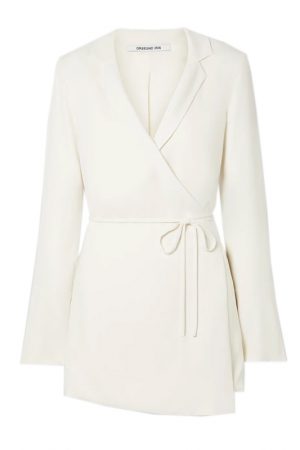 Біла сукня-жакет