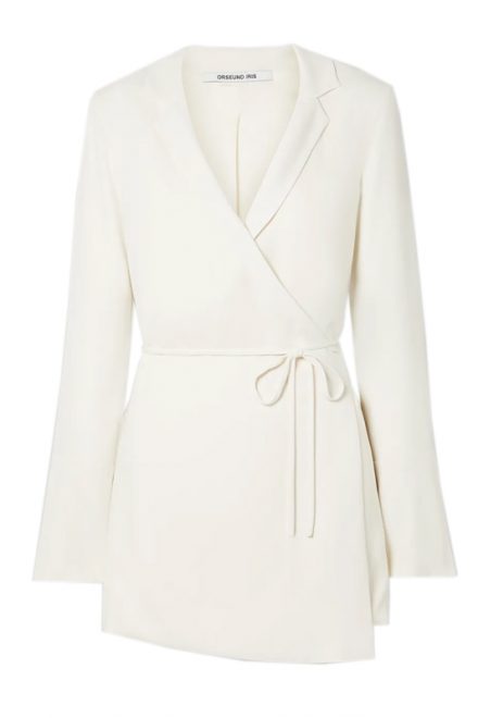 Біла сукня-жакет