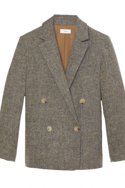 Двобортний вовняний піджак